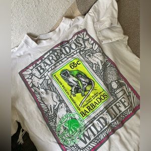 Barbados monkey tshirt